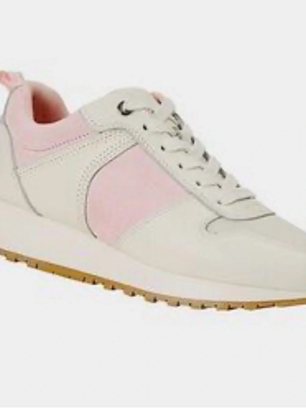 J McLaughlin Emerson Leather & Suede Pink Sneakers Size 9